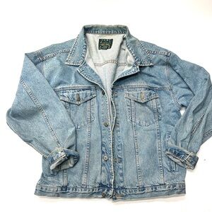 Vintage 80s Camp David Light Blue Denim Jean Jacket